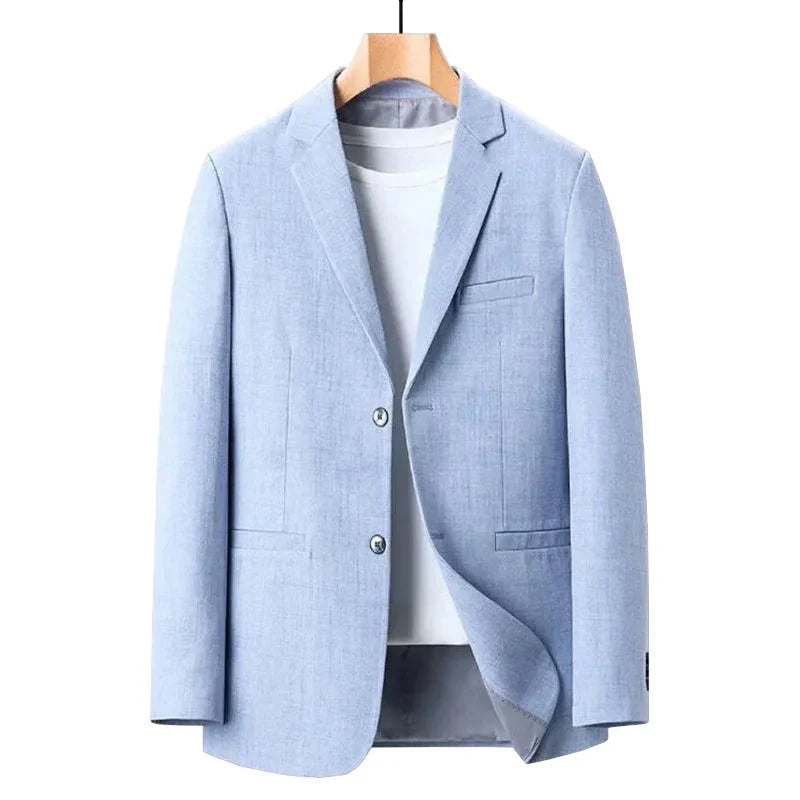 Spring Brand Young Men Blazers Jacket New Solid Color Blazer for Male Casual Office Clothes Mans New in Suits & Blazers