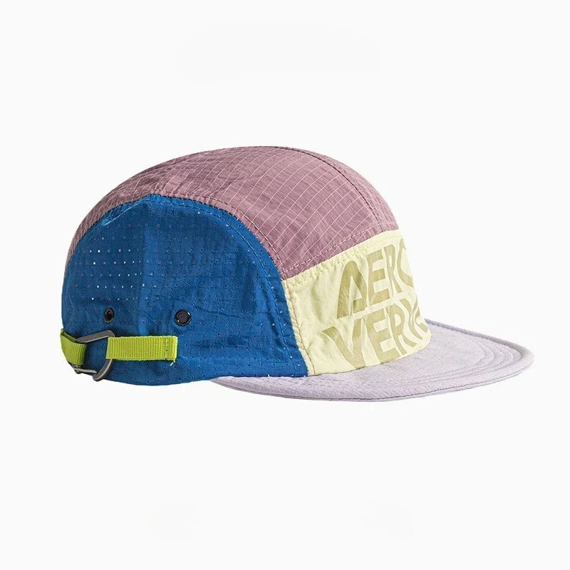 Quick Dry 5 Panel Camp Cap Women Summer Breathable Mesh Running Hat Outdoor Sports Adjustable Baseball Caps Men