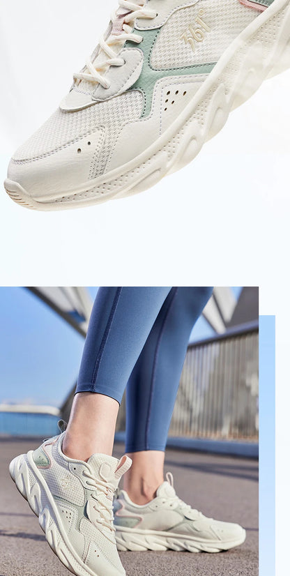 Women Running Sport Shoes Lightweight Non-Slip Shock-absorption Breathable Mesh Girl Sneaker Female 682232212