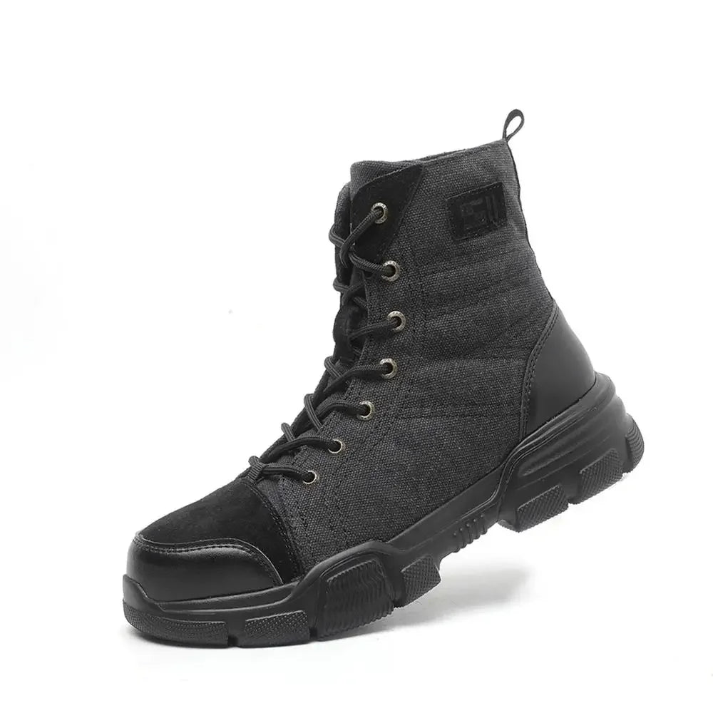 Customizable Steel Toe Boots for Men Work Boots Indestructible Work Shoes Desert Safety Boots Safety Shoes