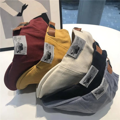 Retro Cotton Peaky Blinders Caps Men Woman Hats Berets British Western Style Ivy Cap Classic Winter Vintage Linen Beret Flat Cap