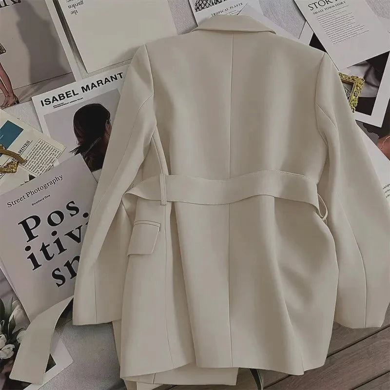 New 2026 Women's Blazer Coat Spring Autumn Korean version Self Cultivation Suit Jacket Temperament Versatile Female Suit Top