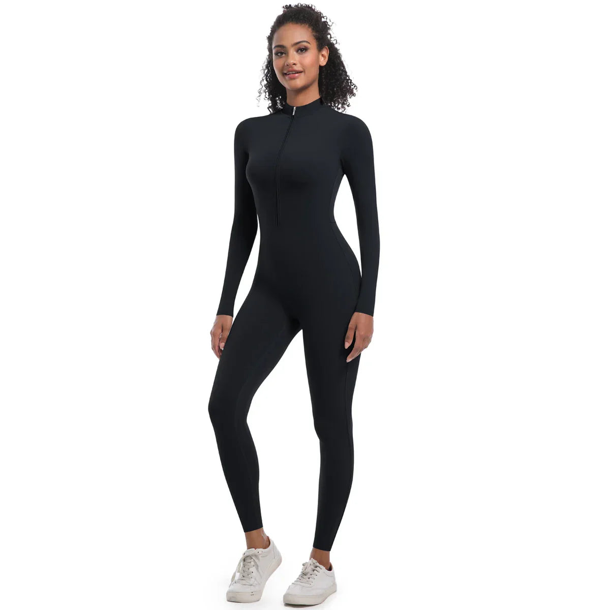 Women's Jumpsuit Women's Sports Shapewear Seamless Slim Fit Long Sleeve Sports Bodysuit  Fitness Sports Bodysuit Yoga Suit