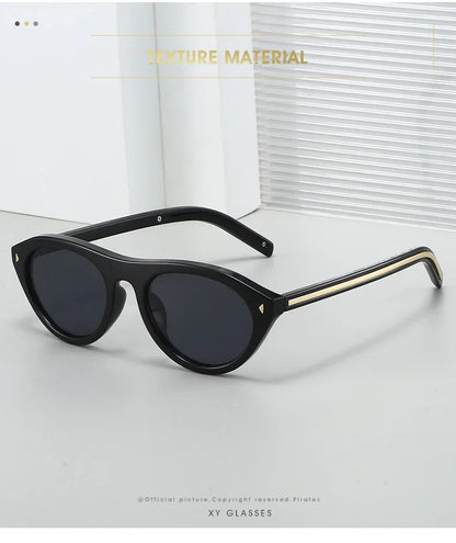 Top Selling cat eye sunglasses for women vintage small frame gradient uv400 sun glasses men retro hip hop driving shades