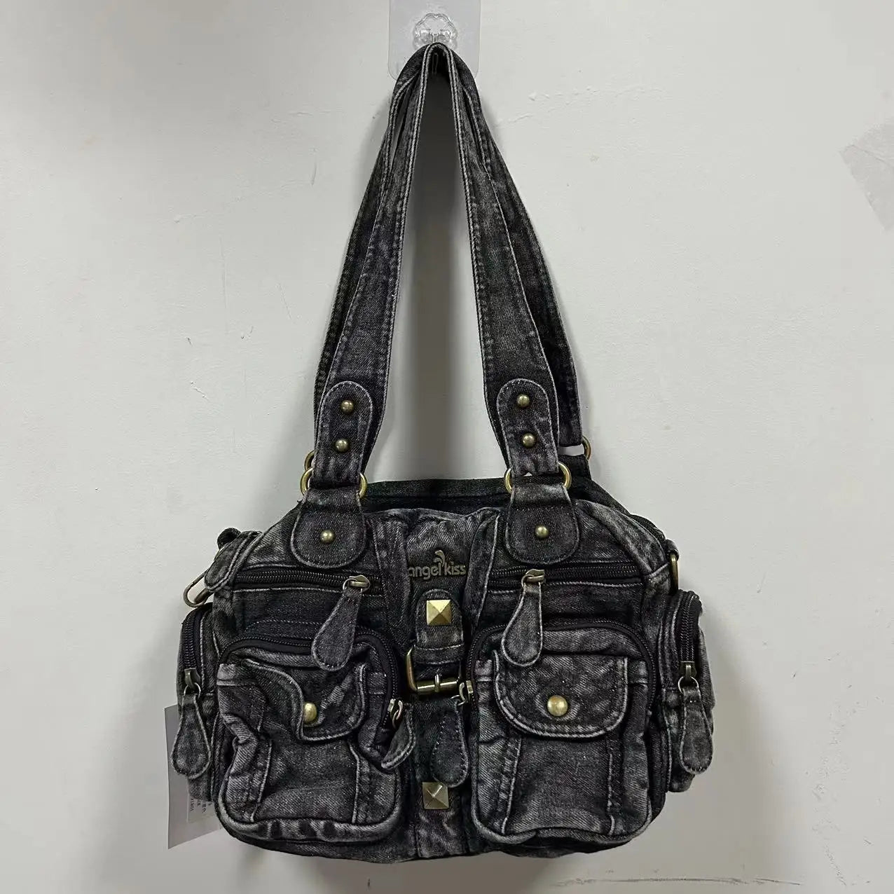 Women Handbags Satchel Top-handle Handbag Denim Shoulder Bag Dumpling Pack Give Gifts Shoulder Bags Phone Money Pack