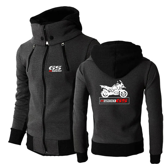 Motorcycle R 650 800 1150 1200 GS Adventure 2024 Spring Autumn Zipper Hoodie High-Quality Tri-Color Style Leisure Comfort Coat
