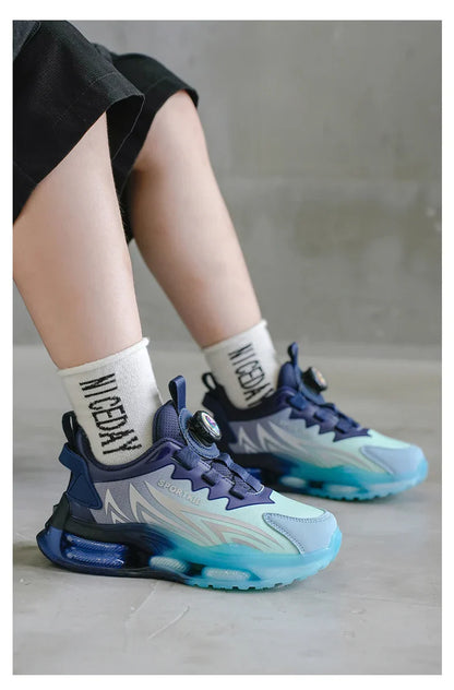 Boys Sports Sneakers Kids Athletic Shoes Outdoor Running Tennis Basketball Casual Walking Footwear Non-slip Size 29-39
