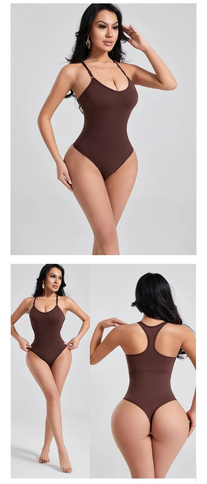 Seamless Shapewear Bodysuit Women Fajas Colombianas Full Body Shaper Thong Soft Tummy Control Butt Lifter Slimming Underwear