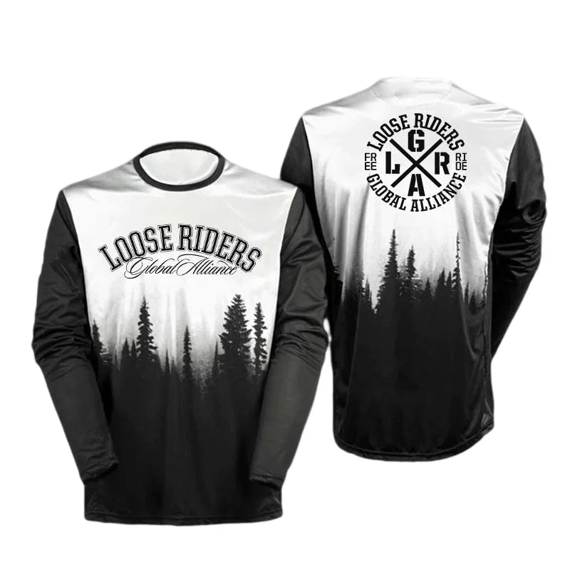 2025 newcomer motorcycle riding jerseys Loose rider shirt DH off-road motorcycle breathable sports T-shirt