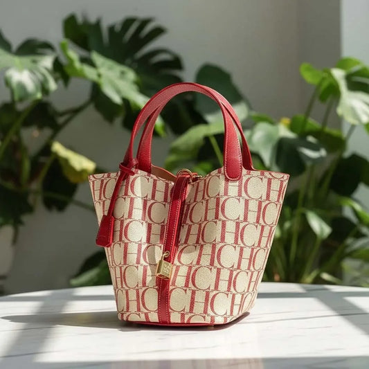 Large Capacity Commuter Travel Handbag Luxury Brand Fashion Texture Letter Printed Women's Shoulder Bag