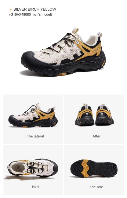 Hiking Shoes Breathable Mesh Casual Sports Shoes for Men Trekking Shoes Anti-slip and Shock Absorption 2025 New