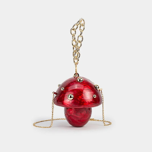 Handbag Crossbody Bag Clutch Evening Acrylic Shoulder Fashion New Mushroom-shaped Wedding Pouch In Luxury Handbags Women