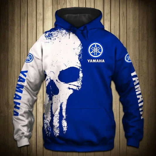 2025 Spring/Summer New 3D Printed Yamaha Motorcycle Off road Hoodie for Extreme Sports Adventure Men's and Women's Hoodies