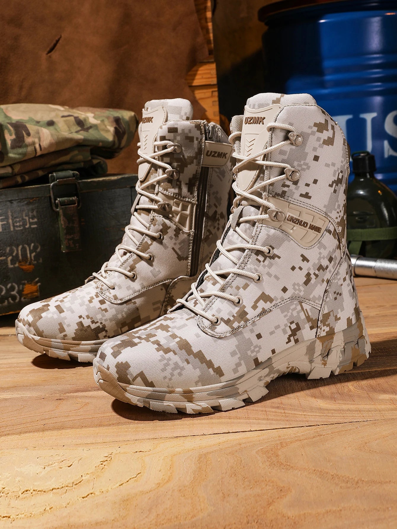New Men Tactical Boot Combat Anti-Slip Brand Unisex Breathable Special Force Size Plus Army Boots Male Military Motorcycle Shoe