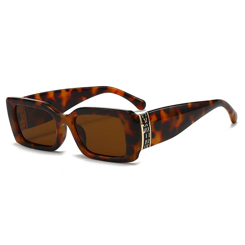 Fashion Small Rectangle Sunglasses for Women Retro Vintage UV400 Men Trending Sun Glasses UV400 Protection Gafas De Sol Mujer