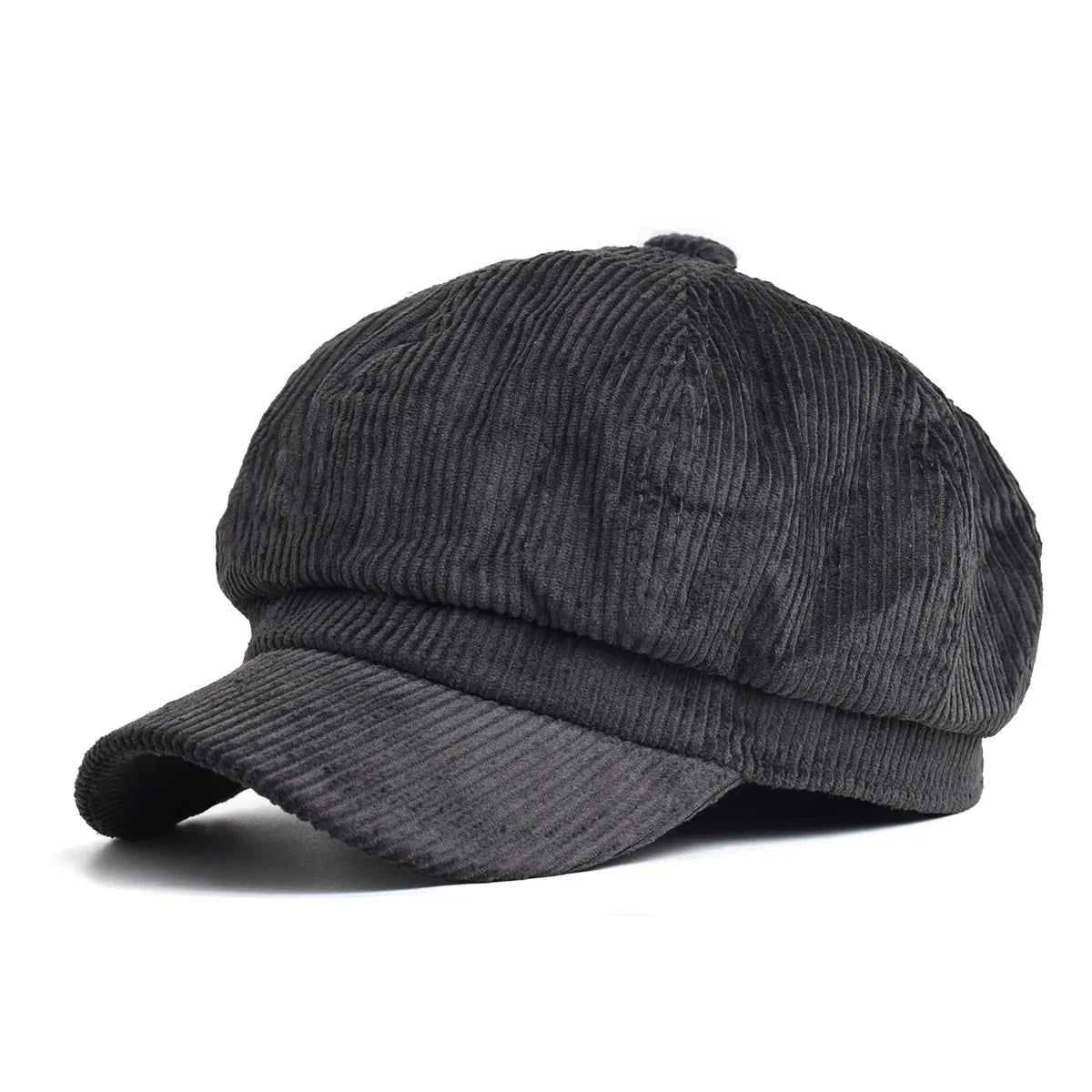 Vintage English Newsboy Cap - Women's Octagonal Beret | Baker Boy Hat for Autumn & Winter