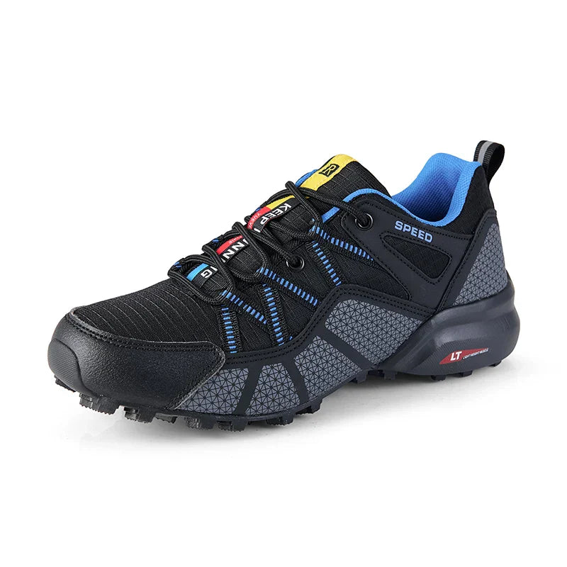 Men Women Hiking Shoes Waterproof Outdoor Trainers Lace-up Climbing Trekking Sneakers Mountain Walking Hunting Tactical Sneakers