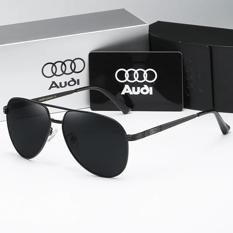 UV400 Polarized AntiGlare Retro Flight Sunglasses Glasses for Motorcycle Classic FrogEye Outdoor Glasses Men Women 558