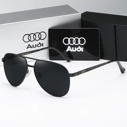 UV400 Polarized AntiGlare Retro Flight Sunglasses Glasses for Motorcycle Classic FrogEye Outdoor Glasses Men Women 558