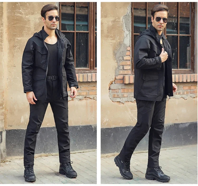Men's Trousers Tactical Climbing Cycling Sport Winter Camp Hiking Fish Hunting Trekking Waterproof Combat Casual Pants