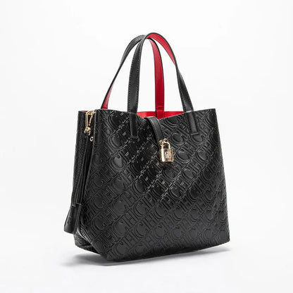 Fashion Brand Women's Handbag Large Capacity Casual Diagonal letter Silver Fox Is PU Leather Shoulder Bag