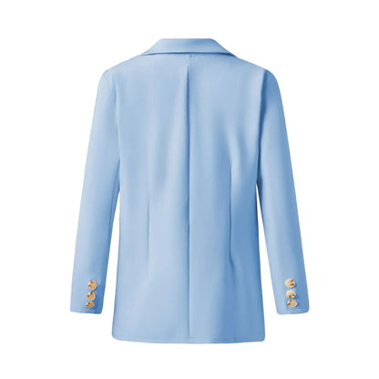 Women's S-2XL Plus Size New Style Temperament Long Sleeve Slim Fit Single Button Solid Coat Small Suit
