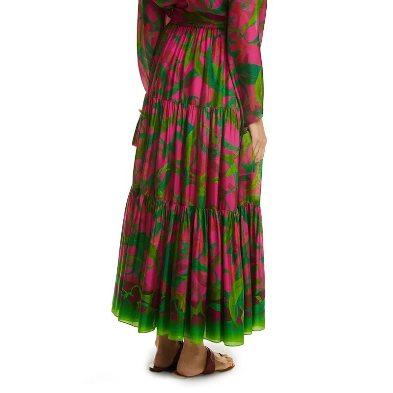 2024 New Summer Women Skirts Lace Up Design loose Skirt Fashion Multicolor Comfort Soft Female Skirts Casual Ladies Skirt