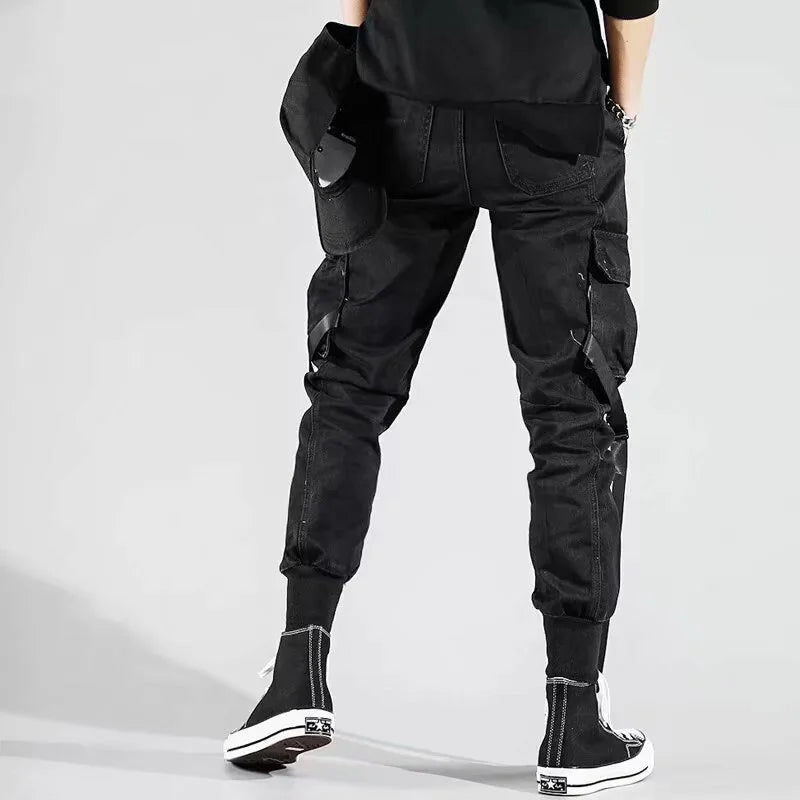Mens Techwear Sweatpants Y2K Streetwear Jogging Pants Men Hip Hop Street Dance Casual Trousers Vintage Cargo Pant Pantalon Homme