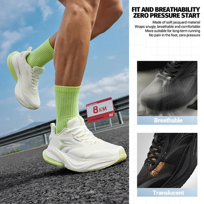 MAX Men Running Shoes New Mesh Soft Breathable Rebound Shock-absorber Stable Versatile Male Sneaker 672522225