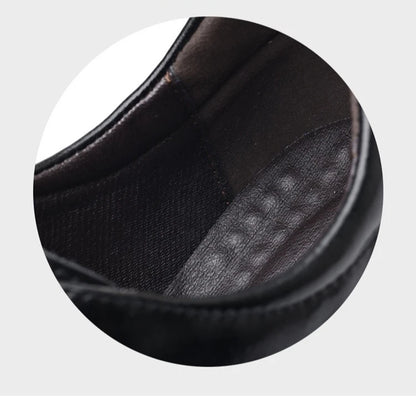 Spring Autumn Business Leather Shoes for Men Solid Color Lace Designer Big Head Dress Shoes Male Fashion Platform Casual Shoe
