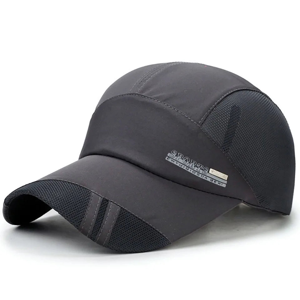 Summer Breathable Sports Hat Mesh Baseball Caps Quick Dry Running Baseball Visor Hat Sunshade Outdoor For Men Women