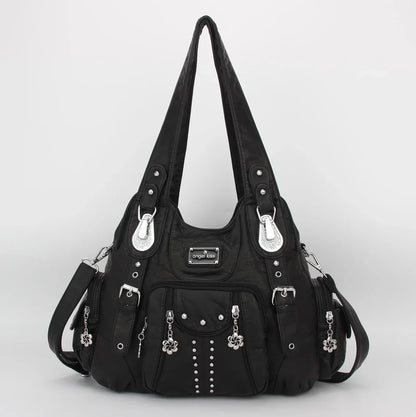 Women Handbags Women Shoulder Bags Fashion PU Leather Handbag Female Satchel Big-capacity Shoulder Purse Bag bolsa feminina