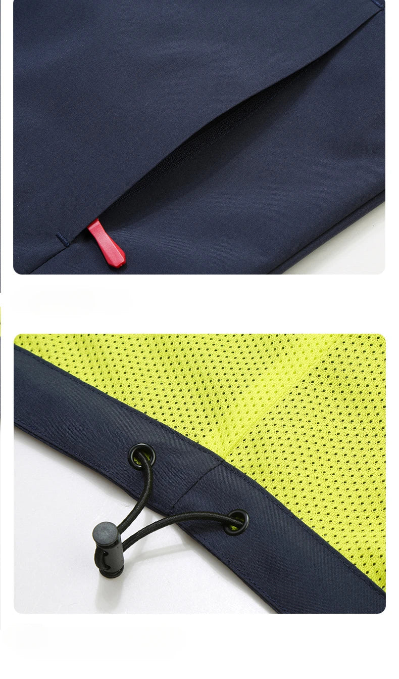 Spring New Men's Mountaineering Jacket Windproof and Waterproof Fabric Fashion Hip Hop Design Casual Oversize Outdoors Coat