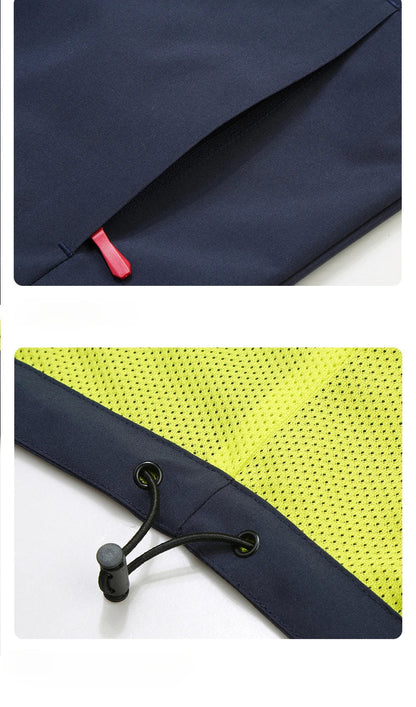 Spring New Men's Mountaineering Jacket Windproof and Waterproof Fabric Fashion Hip Hop Design Casual Oversize Outdoors Coat