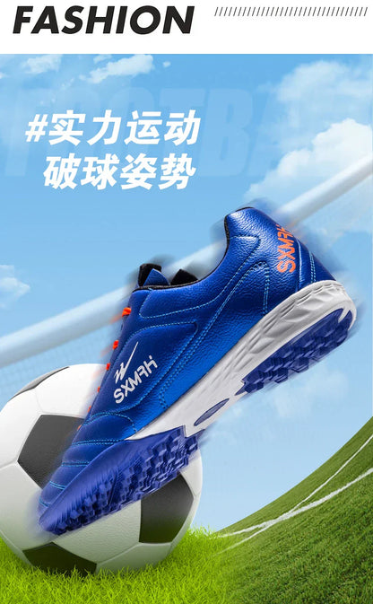 Double Star TF Turf Studs Football Shoes 33-45 Size Breathable Non-slip Outdoor Lawn Youth Professional Soccer Cleats