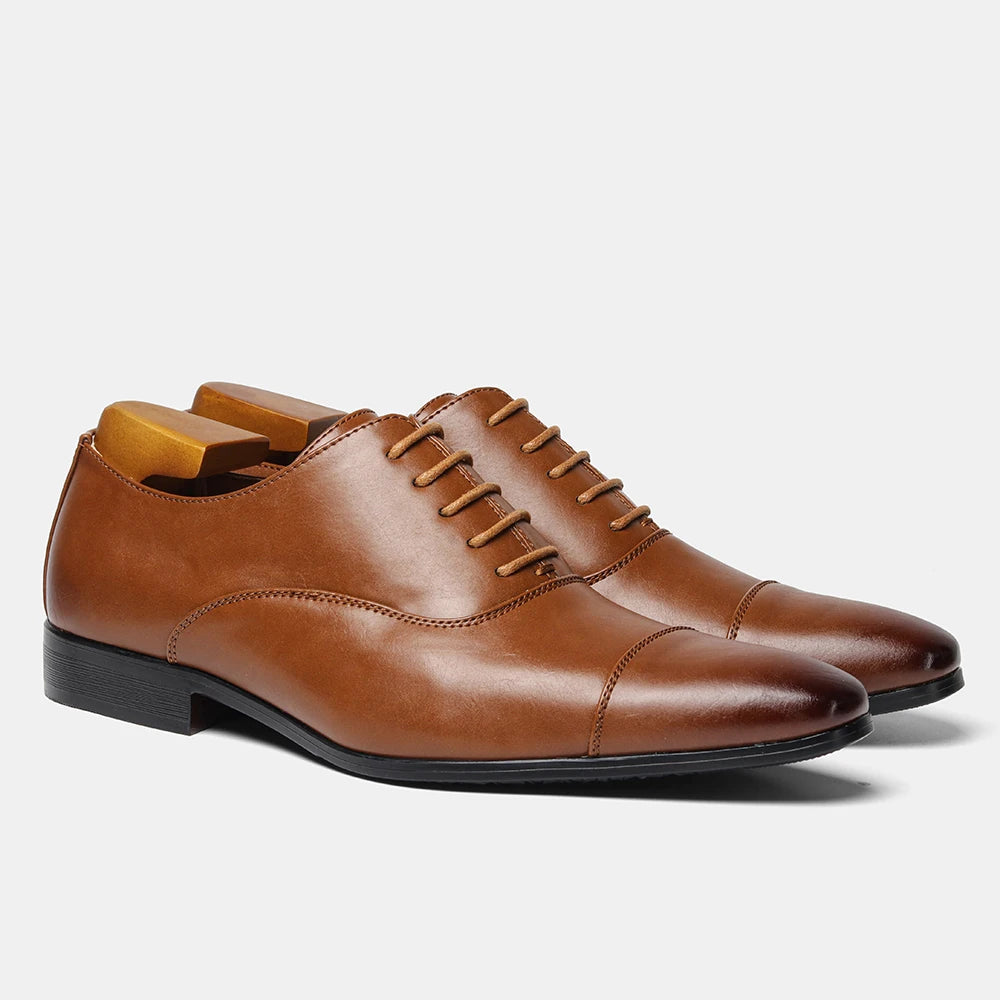 Comfortable dress shoes men, fashionable Oxford gentlemen's social men's shoe