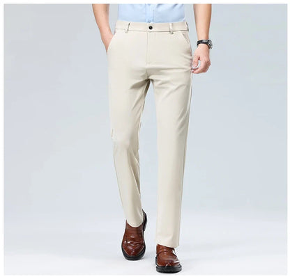 Golf pants Men Spring Summer Elastic Pants Quick Drying Quality Business Casual Pants