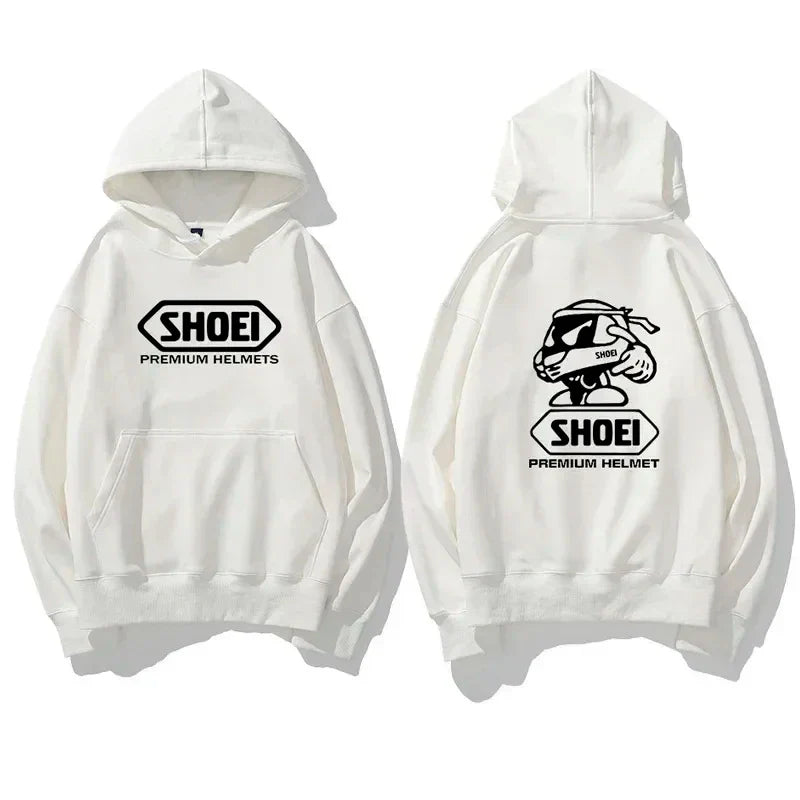2026 New Men's Fashion Motorcycle Culture Hoodie Autumn Winter Long Sleeve Sweatshirt High Quality Comfortable Casual Top