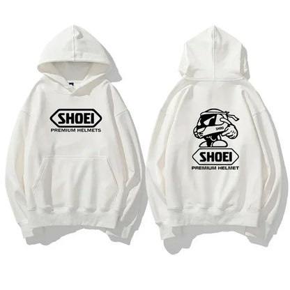 2026 New Men's Fashion Motorcycle Culture Hoodie Autumn Winter Long Sleeve Sweatshirt High Quality Comfortable Casual Top
