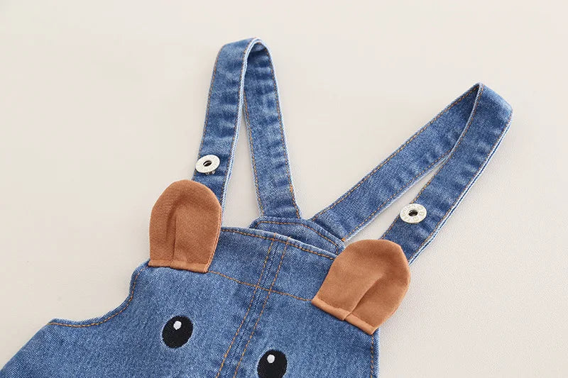 New Spring Autumn Baby Clothes Suit Children Boys Striped T-Shirt Overalls 2Pcs/Sets Infant Girls Clothing Set Kids Tracksuits