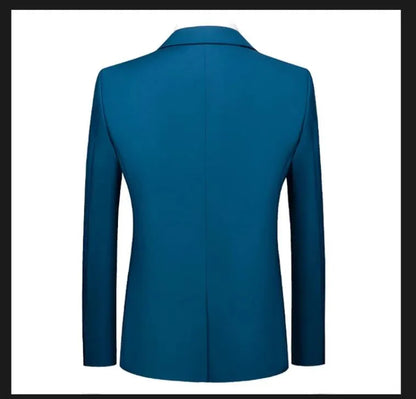 New Male Solid Colour Formal Suit Jacket 21 Colours Available Men Wedding Prom Party Tuxedo Blazer Slim Fit Coats