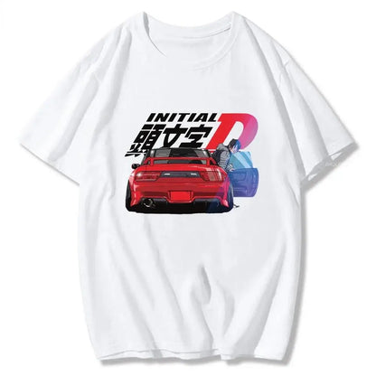 Initial D T Shirt Japanese Anime Graphic Funny Harajuku Manga T Shirt Fashion Casual Short Sleeve Plus Size T Shirt Women