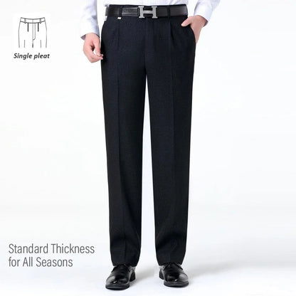 Top-Quality Men's Woolen Trousers - Traf Suit Pants,Business Formal,Trousers for Men, Man Pants, Naples Wool Dress Pants for Men