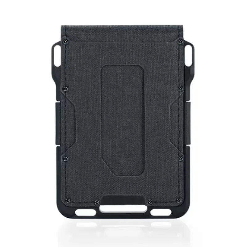leather Credit Card Holder Wallets Men Brand Rfid Black brown Magic mutifunciton  Slim Mini Wallet Small Money Bag Male Purses