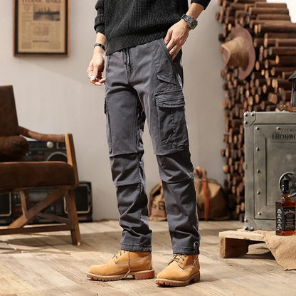 New Men Fashion Military Cargo Army Pants Slim Regualr Straight Fit Cotton Multi Color Camouflage Green Yellow Trousers BL7606