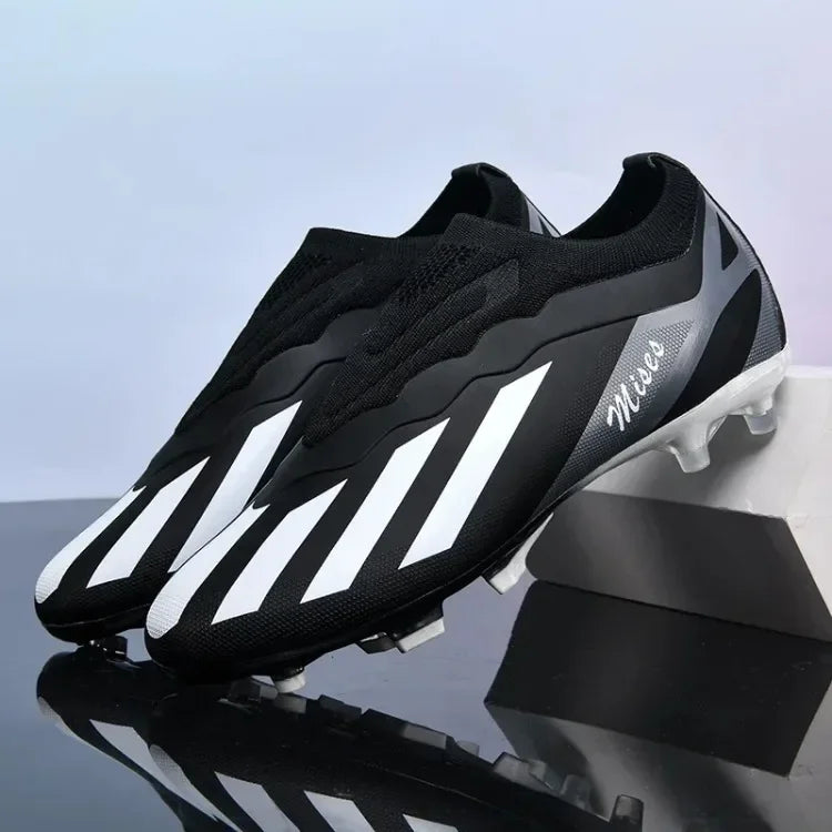 Men Soccer Shoes Long Spikes Soccer Cleats Indoor Sports Shoes Professional Football Boots Drop Shipping Unisex Breathable Soft