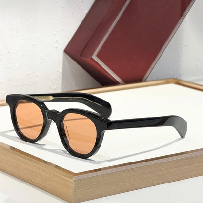 1948 Luxury Classical Sunglasses Men Thick Acetate Oval Brand Design Fashion Street High Quality UV400 Optical Glasses With Case