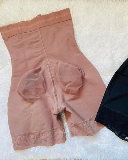 Strap shapewear Women's Adjustable Straple Open Bust Shapewear Colombian Girdle Female Underwear High Waist Push Up Shorts