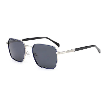 Trend Polarized Prescription Sunglasses Men Popular Metal Uv400 Protection Pilot Corrective Sun Glasses