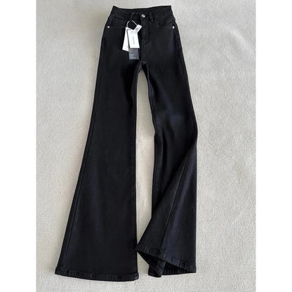 Y2K Loose Jeans Women Casual Trousers Baggy Denim Pants for Ladies Soft Stretch Waist Winter Thermal Fleece Lined Comfort Fit